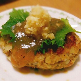 漫画飯☆鯖缶ハンバーグ